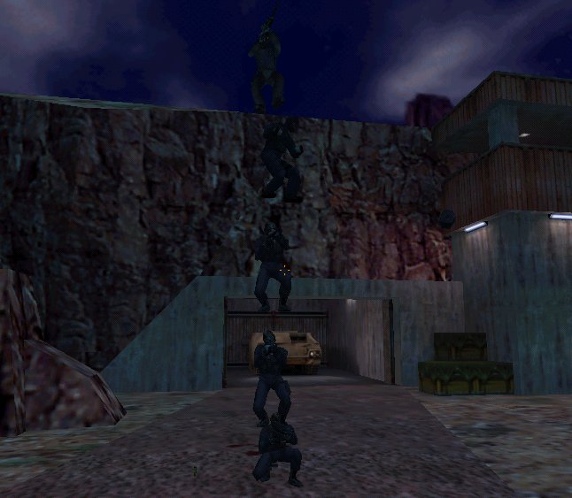 Half Life - Counter Strike - 'Human Tower'